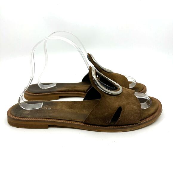 MAKRIS K2 Brown Suede Sandals Women's 9 US - Picture 3 of 9